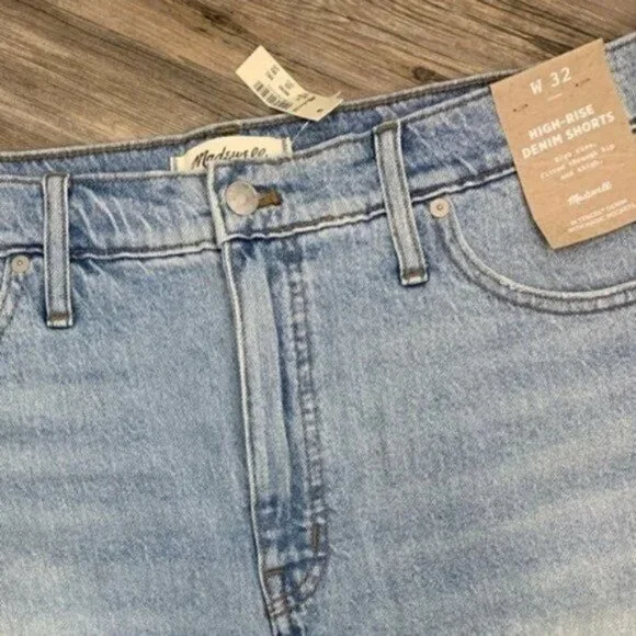Madewell Raw Hem Denim Shorts